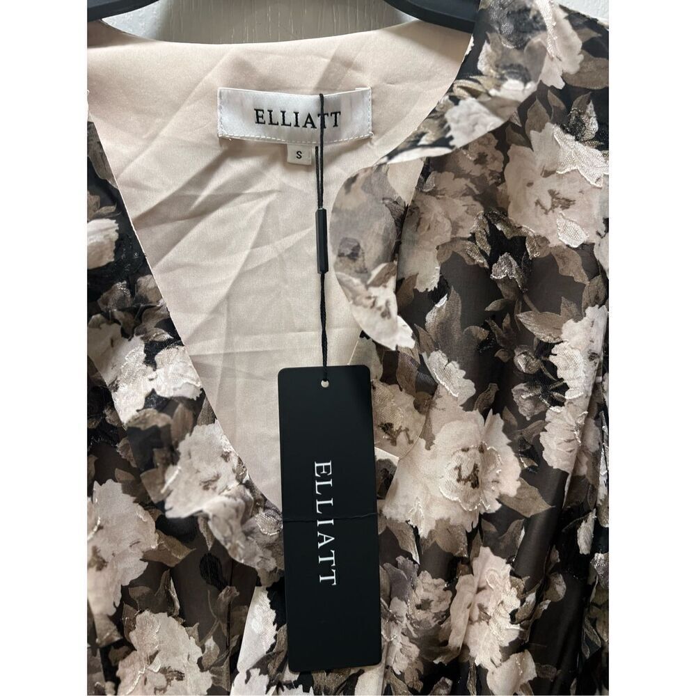 Elliatt SOUNDCLASH DRESS abstract print Wedding/Vacation S NWT$350 - Picture 6 of 6